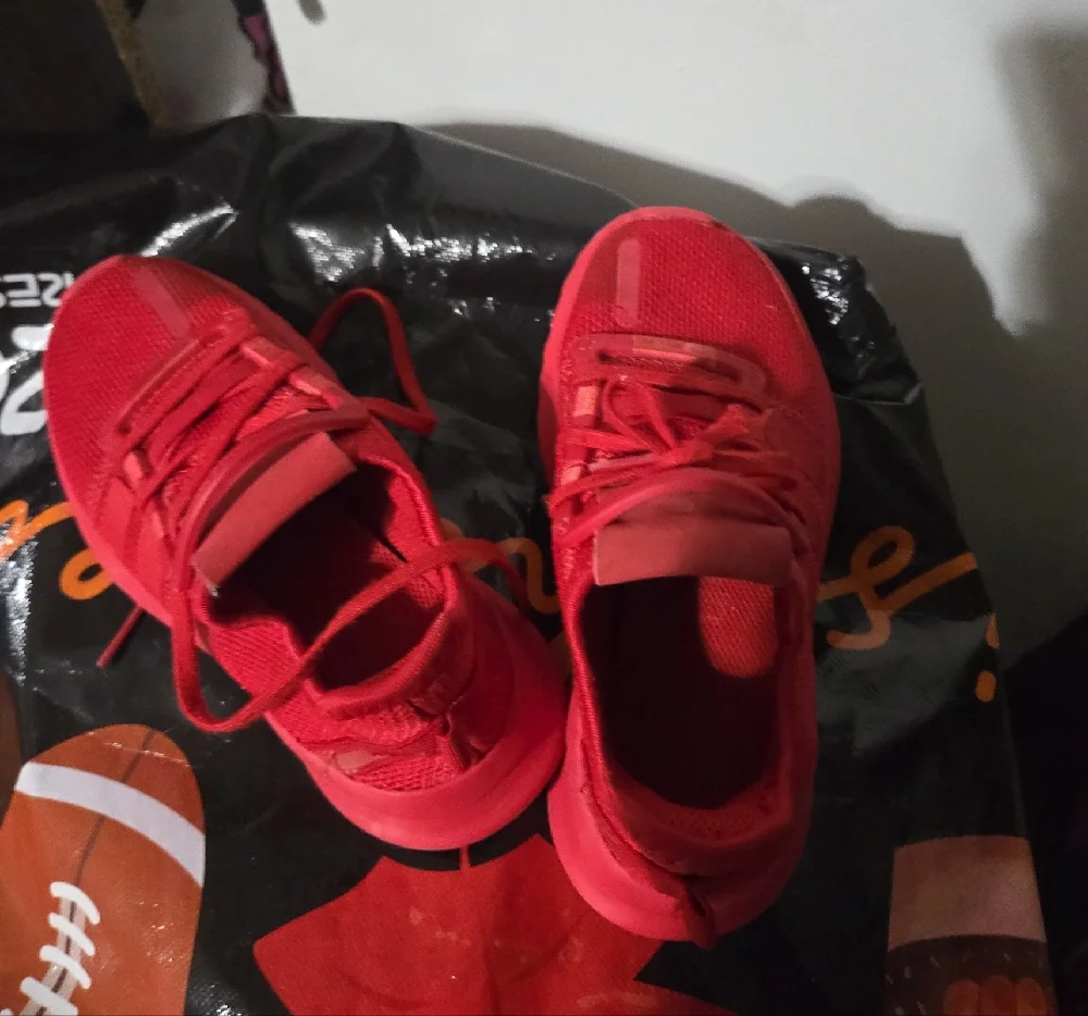 adidas Kids Red Athletic Sneakers